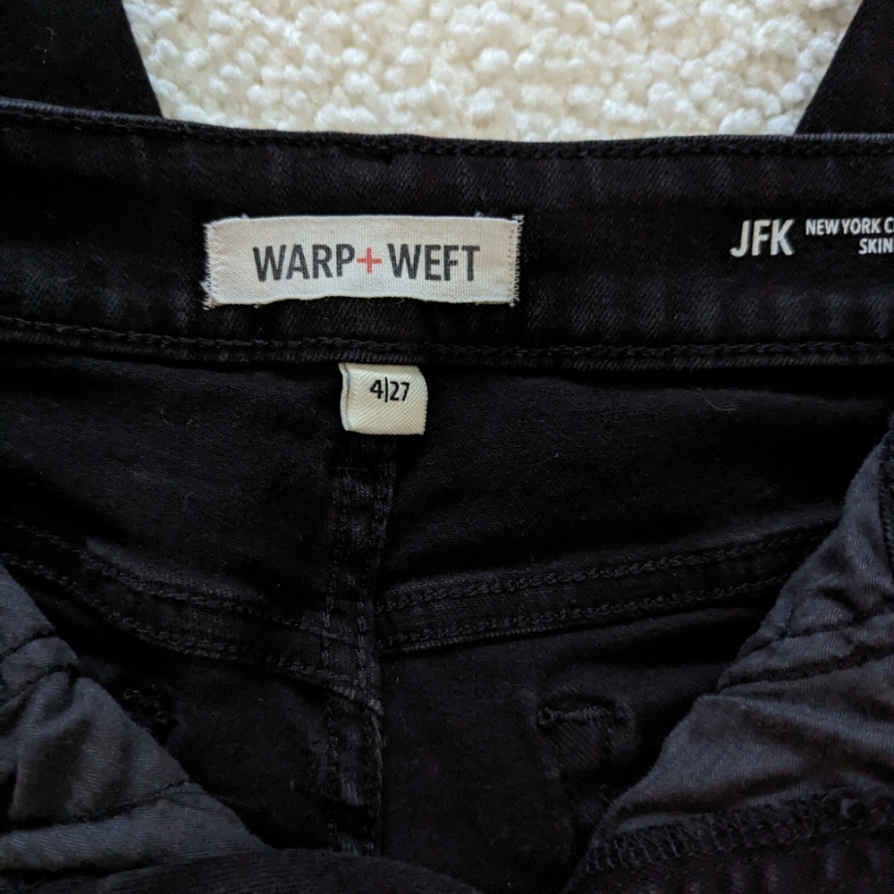 Warp and Weft Black Jeans
